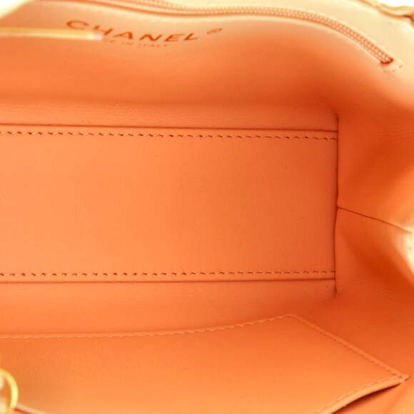 Chanel Mini Kelly Top Handle Shopping Bag Quilted Shiny Aged Calfskin - Picture 5 of 5